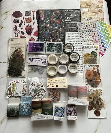 блокноты оптом: Продаю пакет для ведения блокнота (скотчи, стикеры). Обмен не — 4