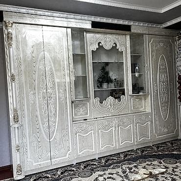 мойка химия: Стенка-шкаф, Тип стенки-шкафа: Модульная, Для зала, Новый, Особенности: С отделением под телевизор — 1