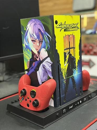 Xbox: Игровая консоль Xbox Series X с кастомным оформлением Cyberpunk — 2
