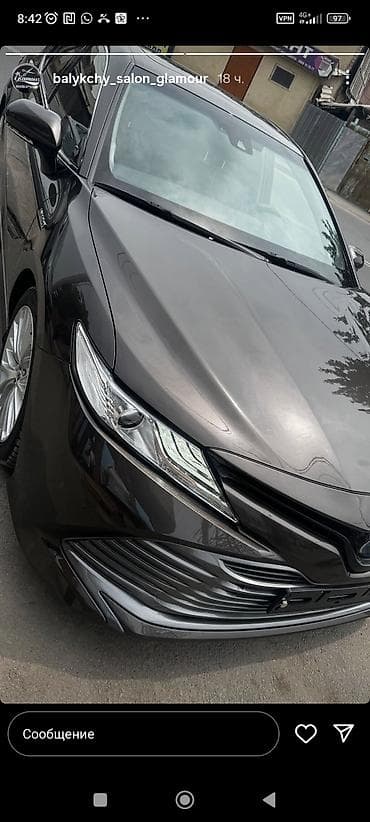 new beetle: Toyota Camry: 2018 г., Автомат, Бензин, Седан — 3