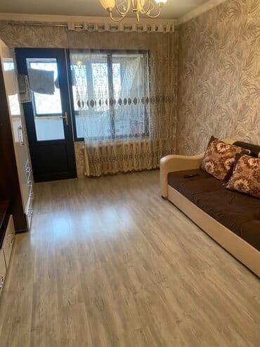 1 комнатная квартира на длительный срок в городе бишкек: 1 комната, Агентство недвижимости, Без подселения, С мебелью полностью — 7