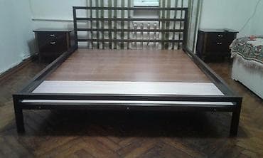 Эмерек: Кровать металлическая 
размер спального места 200*160
цена 18000с — 3