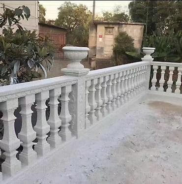 Решетки на балкон: Бетонные балясины перилы ограждения террасы, цена вместе с — 4