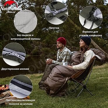 naturehike: 🟠 Спальный мешок Naturehike U150 🟠 ⠀ Спальный мешок с капюшоном для — 7