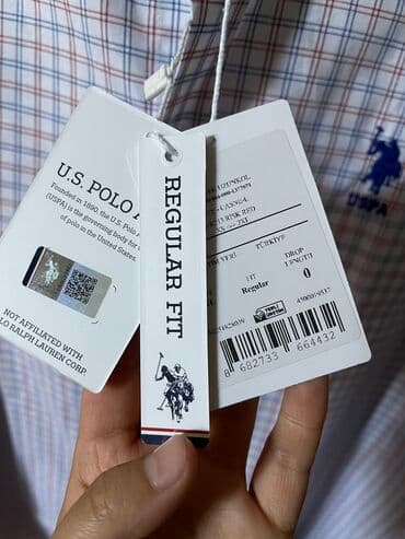Рубашки: НОВАЯ рубашка Оригинал U.S.Polo Заказали онлайн не подошел размер XL — 4
