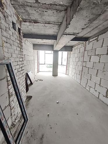 квартииа ош: 2 комнаты, 53 м², Элитка, Ошский рынок / базар Элитка, 11 этаж, ПСО (под самоотделку) — 6