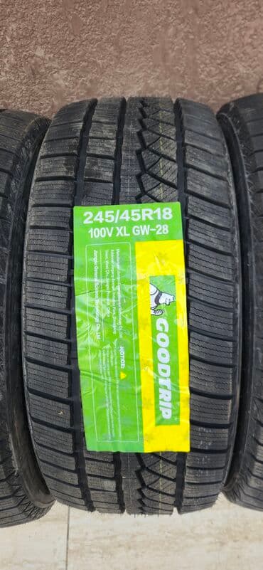 шины на погрузчик: Шиналар 245 / 45 / R 18, Кыш, Жаңы, Комплект, Жеңил унаалар, Кытай — 1