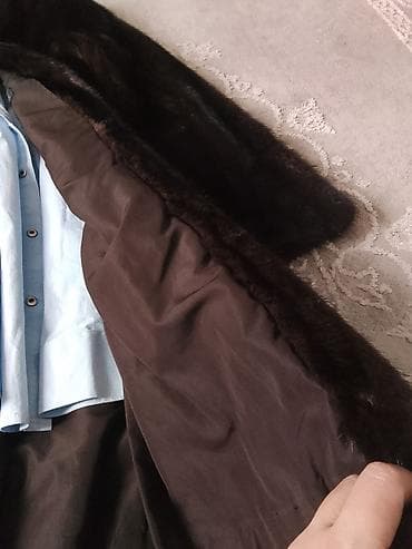 норковые шуба: Шуба из норки, темно-шоколадный оттенок. Классический прямой крой до — 3