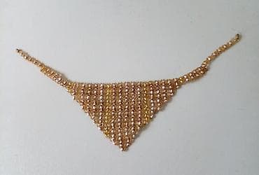 Жеке буюмдар: Бисерное колье-чокер «треугольник» - Ручное плетение из стеклянного — 2