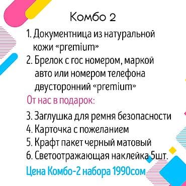 gear 3: Комбо наборы для авто владельца. Обложка для авто документов из — 2