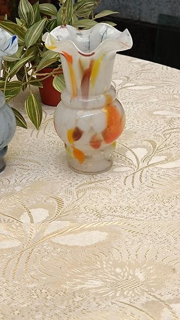 короны: Пара декоративных художественных ваз из стекла (ручная работа) - — 9