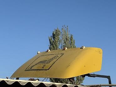е60 4 4: Крыша/козырёк кабины для спецтехники (желтый) - Металлический козырёк — 1