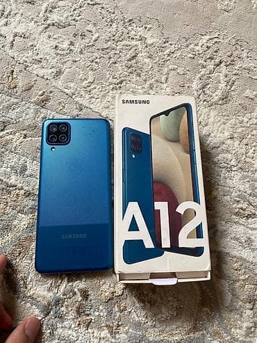 Техника и электроника: Samsung Galaxy A12, с коробкой. Основные характеристики: - Экран 6.5" — 1