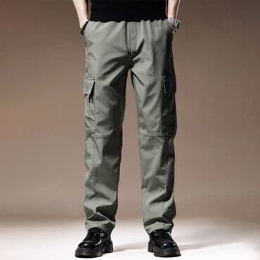 укороченные брюки мужские: Мужские брюки-карго, цвет хаки. Теплые, идеально для отдыха, рыбалки и — 2