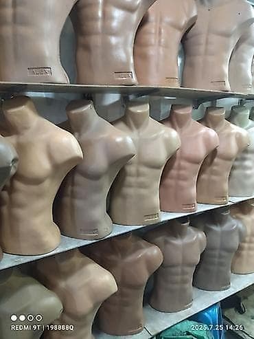 вешалка ош: Манекен Торс, Материал: Пластик, Б/у — 1