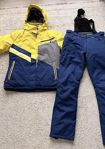 Мужская горнолыжная одежда: Костюм, С утеплителем, Внутренние и внешние карманы — 1