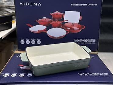 кухинний набор: Чугунный набор посуды 7 в 1 AIDEMA Состав набора: - круглые — 6