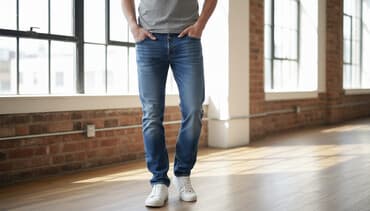 Джинсы LTB (LTB Jeans) мужские - Цвет: классический синий деним с