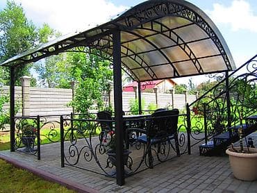 железные вароты: Кованые навесы и ограждения из металла - Изготовление под ключ — 3