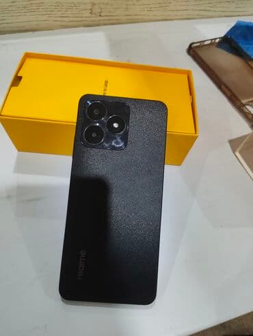 купить колонку с микрофоном: Realme C53, Б/у, 128 ГБ, цвет - Черный — 1