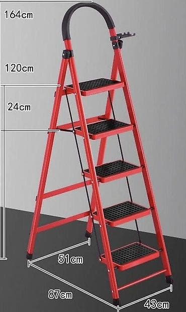 foldable table: Складная стремянка-лестница, Материал: Металл, Новый, Для дома, Высота: До 2 м — 2