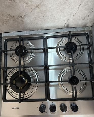 Кухонные плиты и варочные поверхности: Газовая, Механическое, Встраиваемая — 1