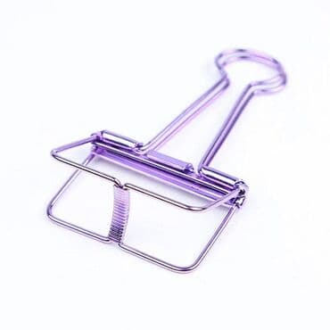 нан жапкыч: Металлический зажим для бумаги, зажим ласточкин хвост, ширина 5 см — 1