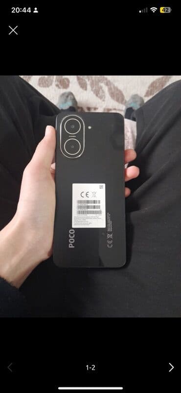 телефоны xiaomi redmi note 11 pro: Poco C75 5G, Б/у, цвет - Черный — 1