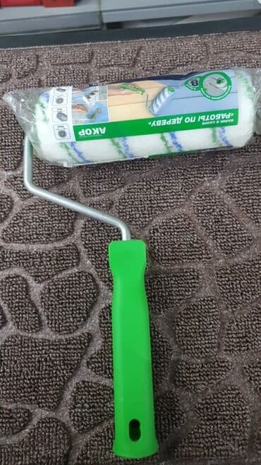 пуфик бархатный со стразами: Валик малярный в сборе «ЕВРО» АКОР - Материал шубки: велюр - Подходит — 1