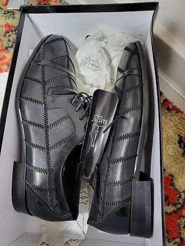 amber elixir: Мужские туфли, 41, Новый, цвет - Черный — 1