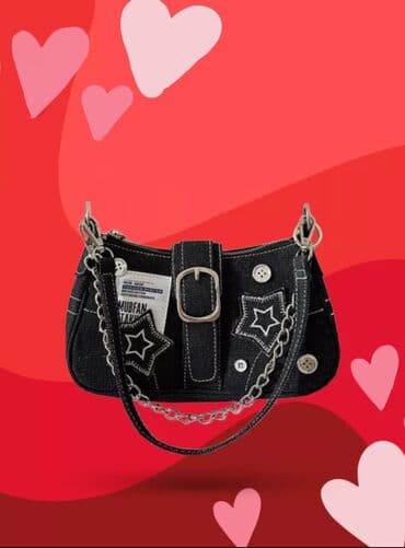 черная удлиненная куртка: ✨ Джинсовая сумка в стиле Y2K / street style ✨ Классная сумочка из — 5