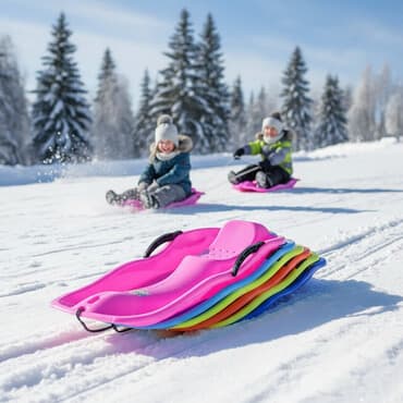 САНКИ🛷 с подарком 🎁 Легкие и прочные пластиковые с гарантией, санки