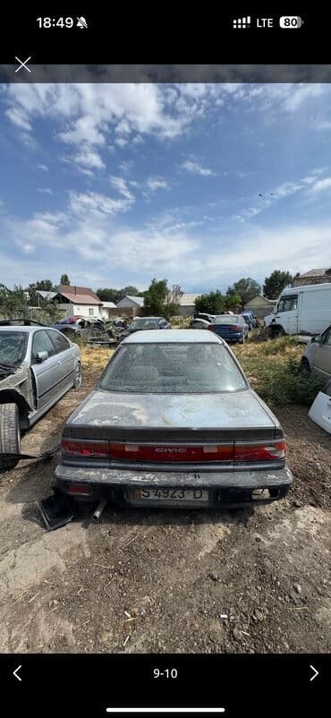 civic 2004: Honda Civic: 1991 г., 1.6 л, Бензин, Седан — 1