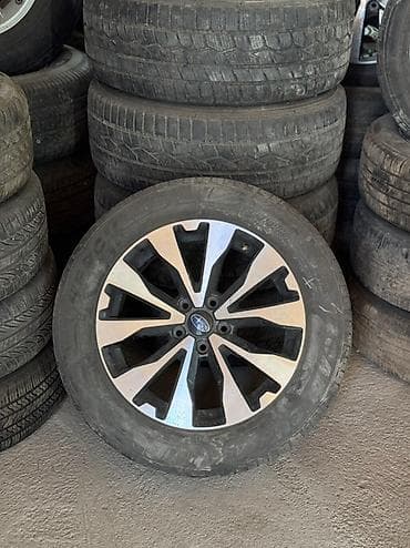 Колеса в сборе 225 / 60 / R 18, Зима, Б/у, Комплект, Легковые, Литые, отверстий - 5