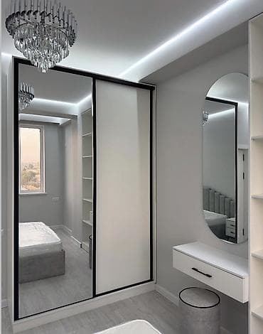 мебель белая: Комплект мебели для спальни в современном минималистичном стиле, цвет — 1