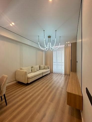 discovery studio: 2 комнаты, 64 м², Асанбай мкр Элитка, 10 этаж, Свежий ремонт — 1