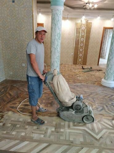 жер тошок бишкек: Шлиф стелим пол паркет ламинат — 10