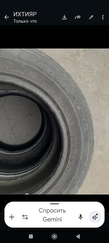 5114 r16: Комплект из 3 летних шин 215/60 R16 95H. НА ЗАПАСКУ. Цена 700с за одно — 5
