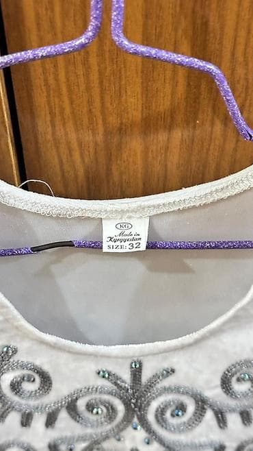 платья осень: Детское платье, цвет - Белый — 3