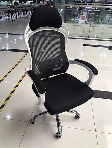 Офис креслолору: Офис креслолор, Жаңы, Дөңгөлөктүү, түсү - Ак, Өзү алып кетүү, Акылуу жеткирүү — 1