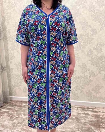 домашние халаты больших размеров: Халат, Хлопок, Турция, XS, S, M — 5