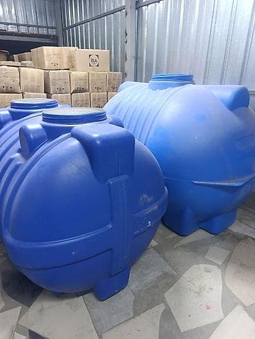 чердак: Бочка Пластик, 2000 л, Платная доставка — 3