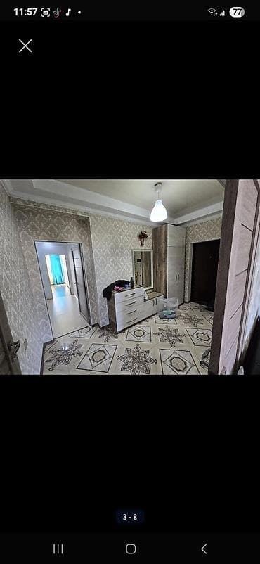 продаю квартиру 7мкр: 3 комнаты, Собственник, С мебелью полностью — 3