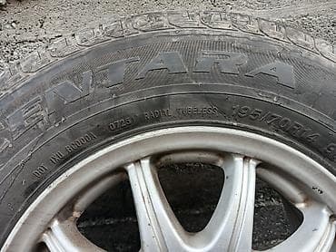 шина диска 14: Колеса в сборе 195 / 70 / R 14, Лето, Комплект, Литые, отверстий - 4 — 3