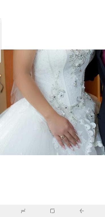 Личные вещи: Свадебное платье, Со шлейфом, Б/у — 5