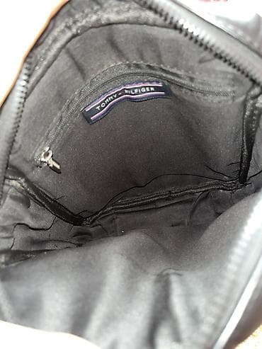 косметичка сумка: Барсетка, Tommy Hilfiger, Материал: Экокожа, Застежка на молнии, Б/у — 6