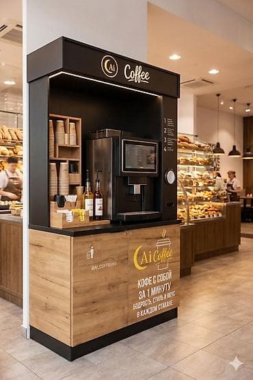 Готовый бизнес: Кофейный автомат, который приносит деньги каждый день ☕ 📍 Бишкек 💰 — 2