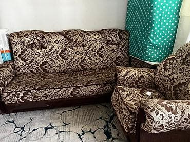 мебели каракол: Комплект мягкой мебели: трехместный диван и кресло. - Классический — 1