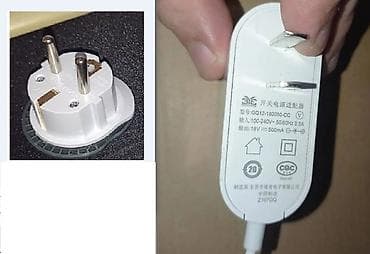 3 7v: Блок питания 18V 500mA для Xiaomi Deerma GQ12-180050-CC переходник — 2