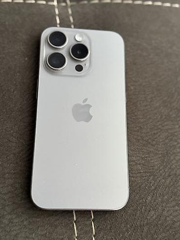 lalafo iphone 15 pro: IPhone 15 Pro, Б/у, 512 ГБ, Серебристый, Защитное стекло, Чехол, Коробка, 91 % — 1